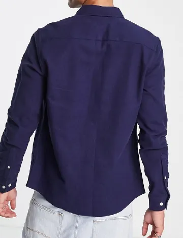 Camasa ASOS, bleumarin Albastru