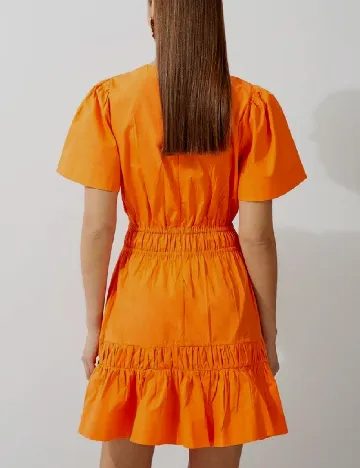 Rochie scurta Karen Millen, portocaliu Portocaliu