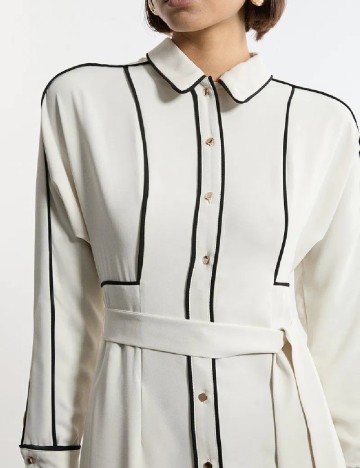 Rochie lunga Karen Millen, alb