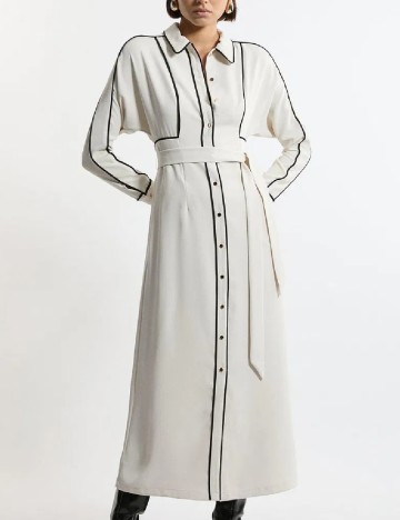 Rochie lunga Karen Millen, alb