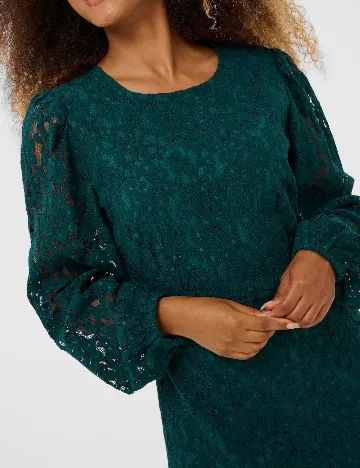 Rochie medie Cream, verde Verde