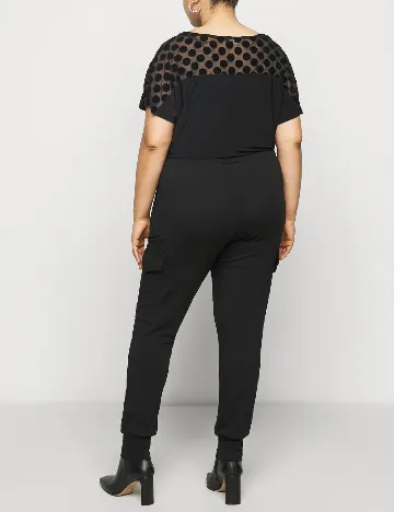 Pantaloni Kaffe Curve, negru