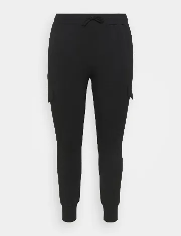 Pantaloni Kaffe Curve, negru