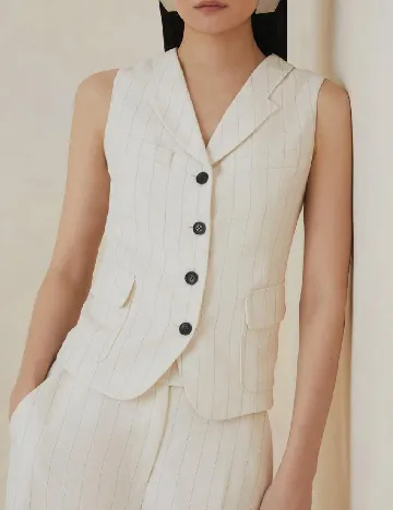 Vesta Karen Millen, ecru Alb