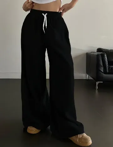 Pantaloni SHEIN, negru Negru