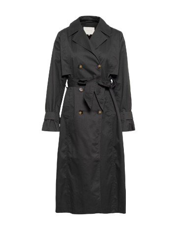Trench Kaffe, gri inchis