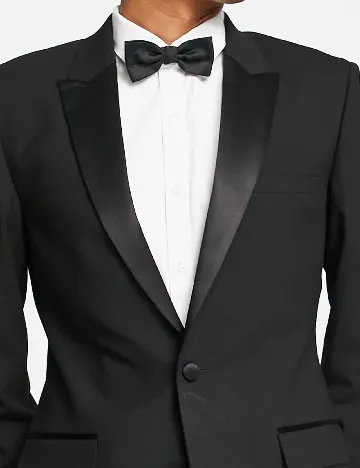 Sacou ASOS, negru Negru