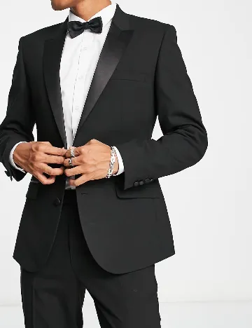 Sacou ASOS, negru Negru