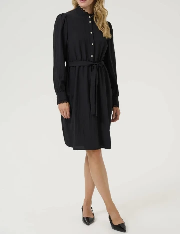 Rochie scurta Cream, negru Negru