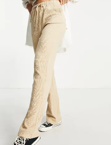 Pantaloni ASOS, crem Crem