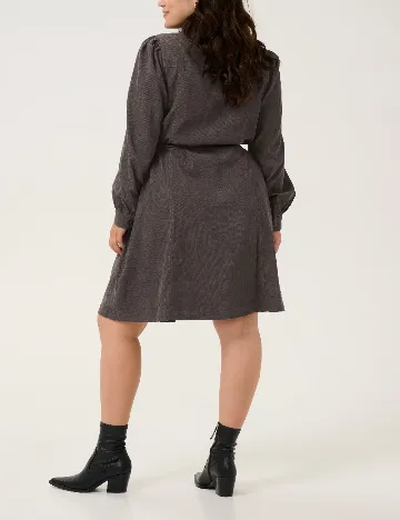 Rochie scurta Kaffe Curve, gri