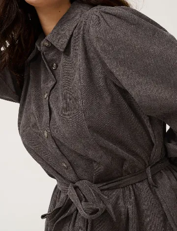 Rochie scurta Kaffe Curve, gri