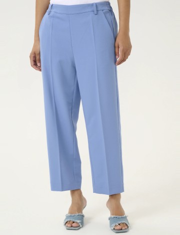 Pantaloni Kaffe, albastru