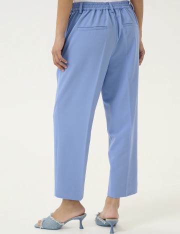 Pantaloni Kaffe, albastru