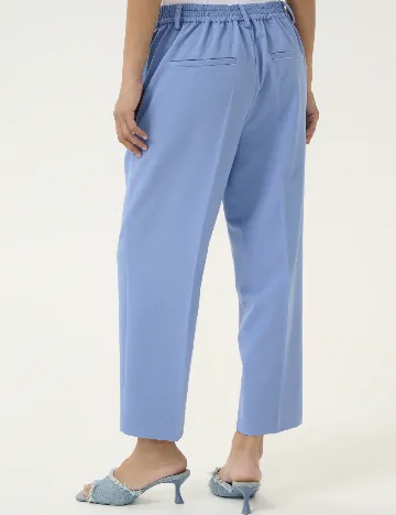 Pantaloni Kaffe, albastru