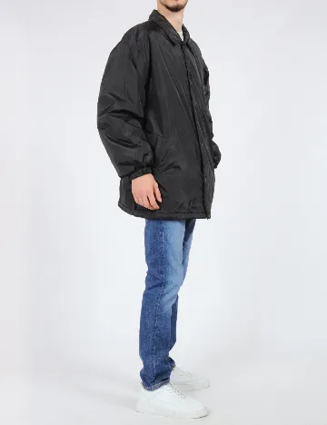 Geaca Oversize ASOS, negru Negru