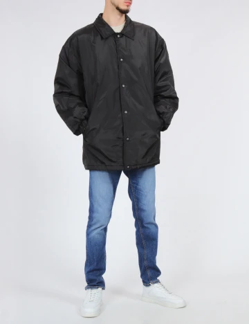 Geaca Oversize ASOS, negru Negru