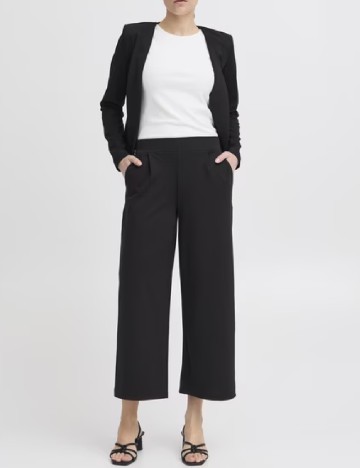 Pantaloni Ichi, negru