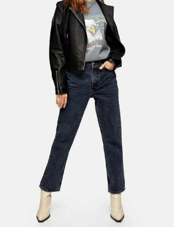 Blugi Top Shop, albastru Albastru