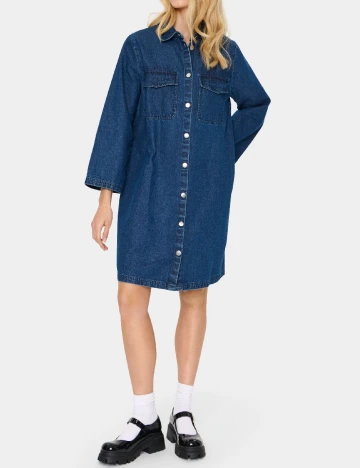 Rochie scurta Saint Tropez, albastru Albastru