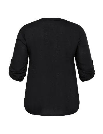 Bluza Kaffe Curve, negru Negru