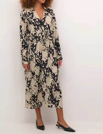 Rochie medie Kaffe, bej