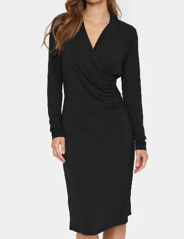 Rochie medie Saint Tropez, negru Negru