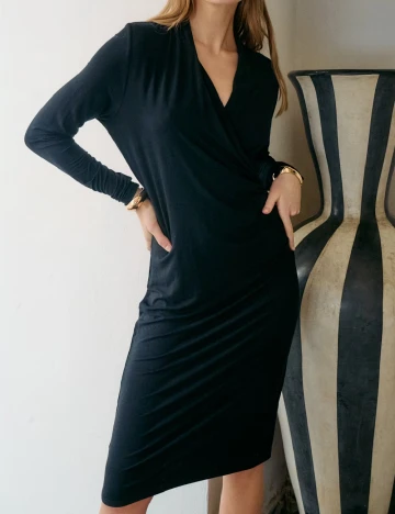 Rochie medie Saint Tropez, negru Negru