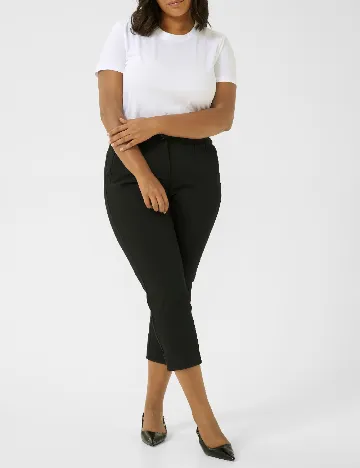 Pantaloni Kaffe Curve, negru Negru