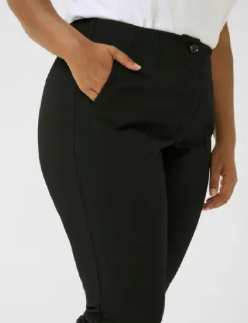 Pantaloni Kaffe Curve, negru Negru