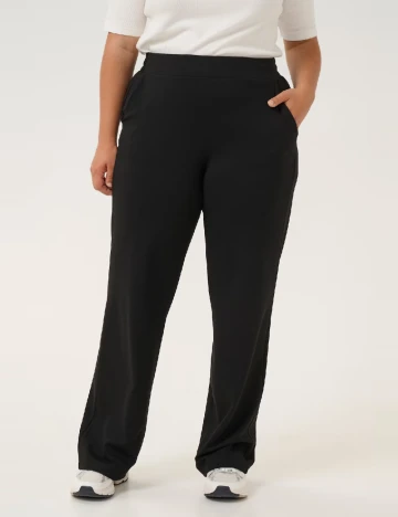 Pantaloni Kaffe Curve, negru