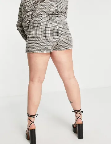 Fusta pantalon IN THE STYLE Plus Size, mix culori
