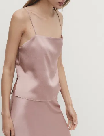 Top Massimo Dutti, roz Roz