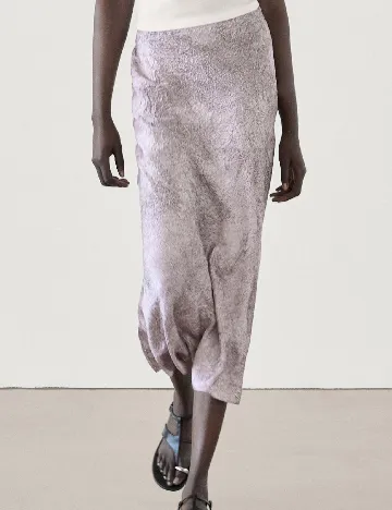 Fusta Massimo Dutti, lila Mov