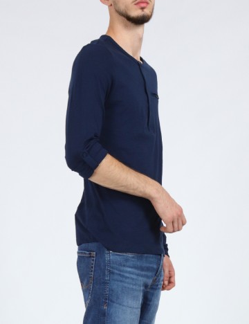 Bluza Bershka, bleumarin