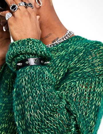 Pulover COLLUSION, verde