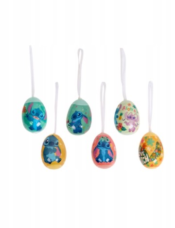 Set globuri Stitch 6 bucati Disney, mix culori