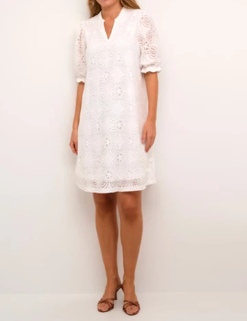 Rochie scurta Culture, alb