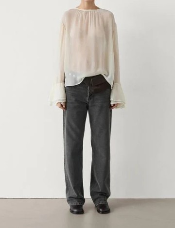 Bluza Massimo Dutti, crem