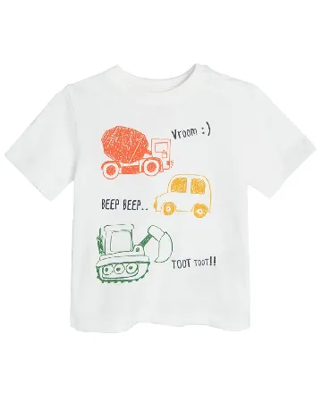 Tricou Cool Club, alb Alb