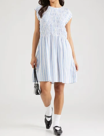 Rochie scurta Saint Tropez, albastru/alb Albastru