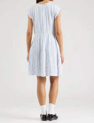 Rochie scurta Saint Tropez, albastru/alb Albastru