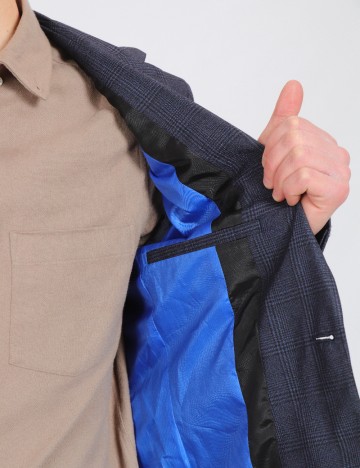 Sacou Topman, albastru/negru