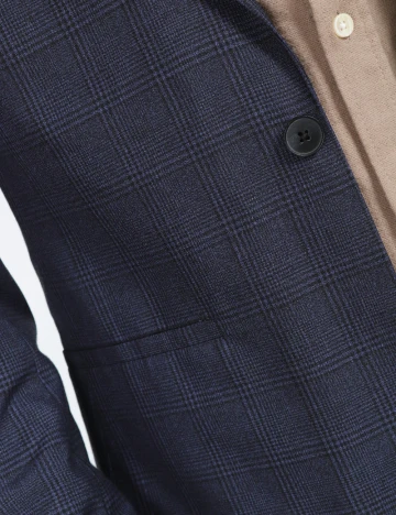 Sacou Topman, albastru/negru