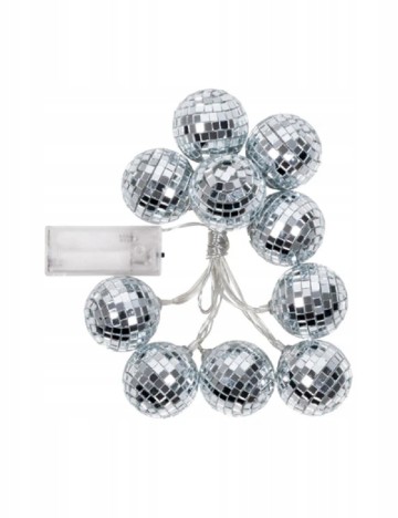 Ghirlanda luminoasa, argintiu