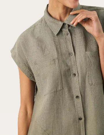 Rochie scurta Part Two, kaki