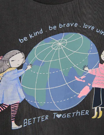 Tricou Cool Club, gri Gri