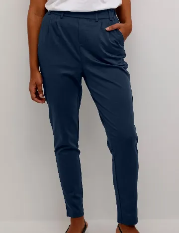 Pantaloni Kaffe, bleumarin