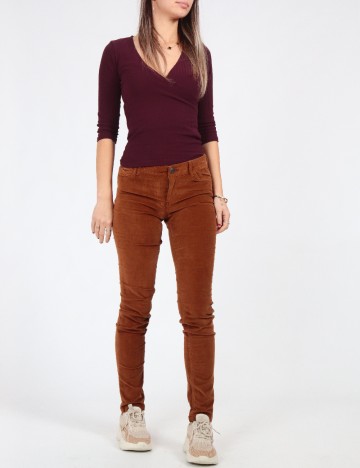 Bluza Bershka, pruna