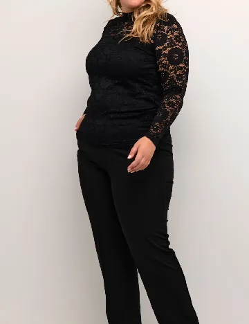 Bluza Kaffe Curve, negru